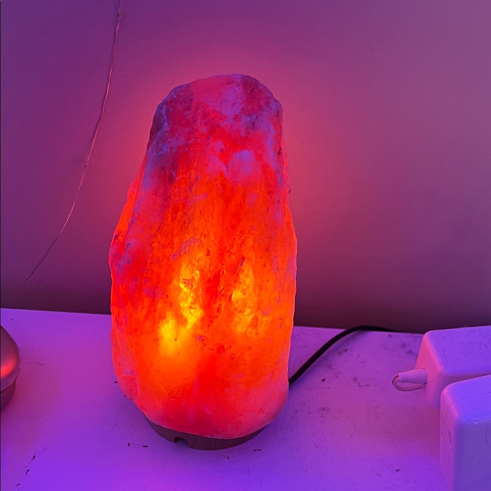 Himalayan Salt Lamp with Warm Glow